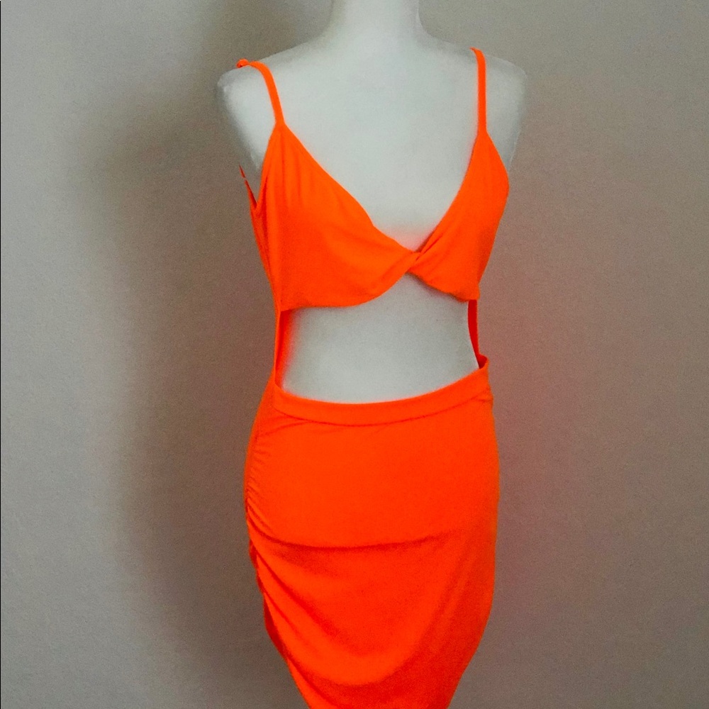 Neon Orange Dress
